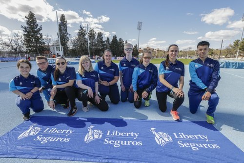 Equipo atletismo participante en el campeonato