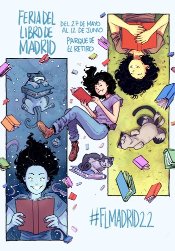 Cartel Feria del Libro Madrid 2022