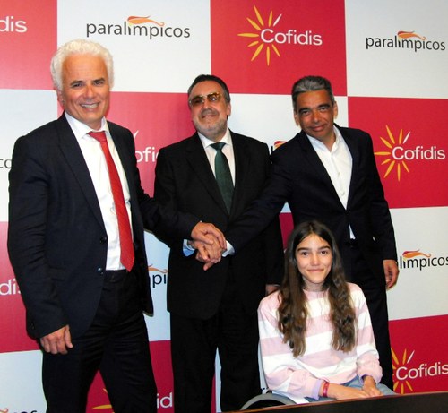 Luc-Bertrand Salus, Miguel Carballeda, Albert Soler y la joven Iraide Rodríguez
