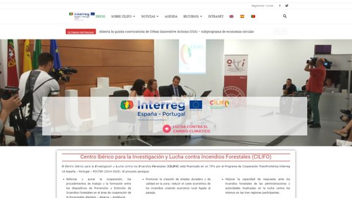 Pantallazo de la web de inscripción para la jornada de divulgación