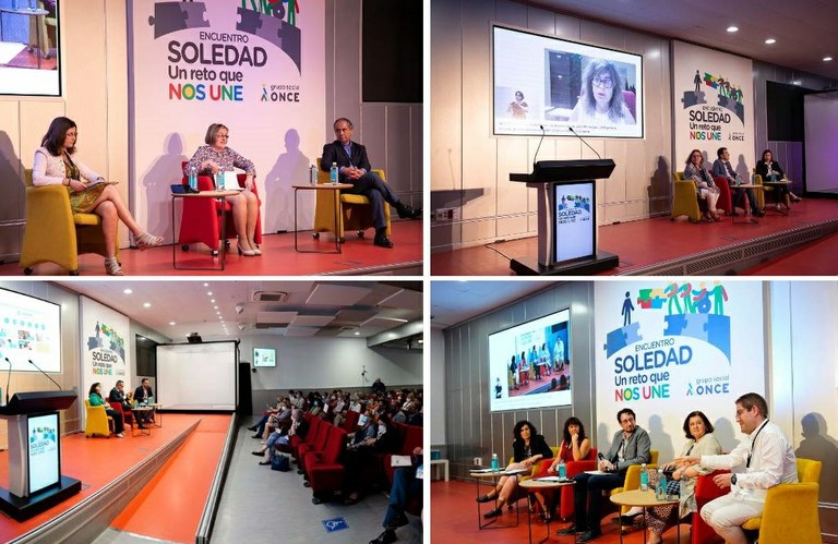 Collage de imágenes de las distintas mesas de la jornada
