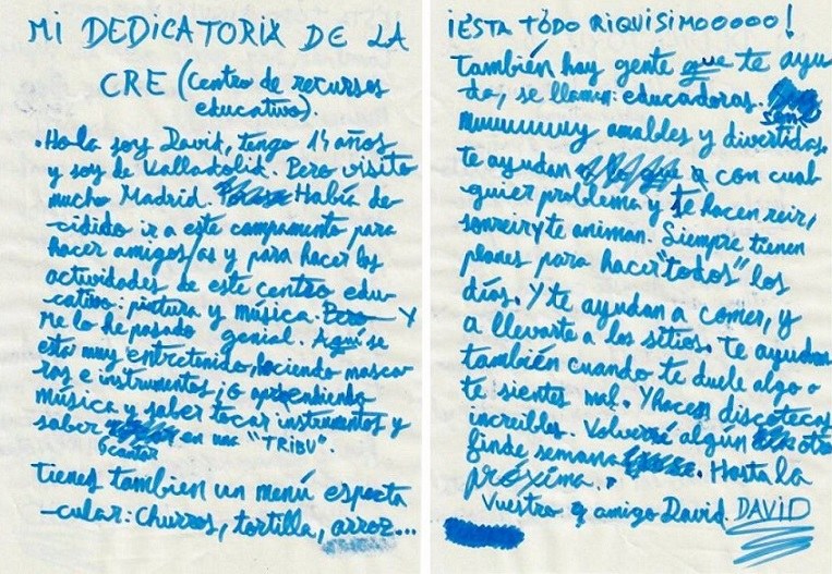 Carta de David