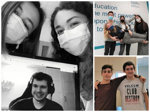 Alumnos ganadores del I Concurso Gure Begirada 