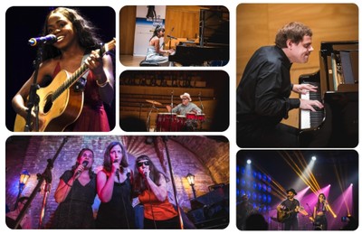Collage con algunos de los artistas participantes