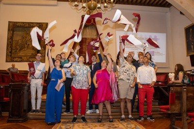 Estudiantes graduados en Salamanca