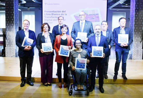 Presentación del Libro Blanco con la portavoz del Gobierno a principios de mayo | Foto: Fundación Telefónica