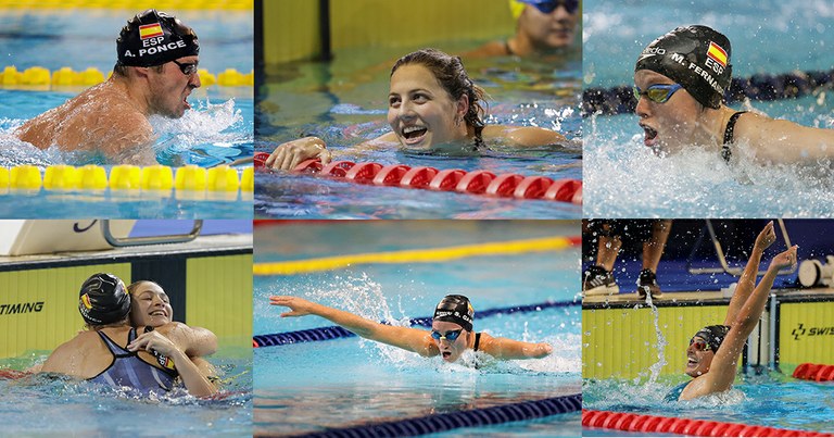 Imágenes de Toni Ponce, Nuria Marqués, Marta Fernández, Anastasiya Dmytriv, Sarai Gascón y Michelle Alonso