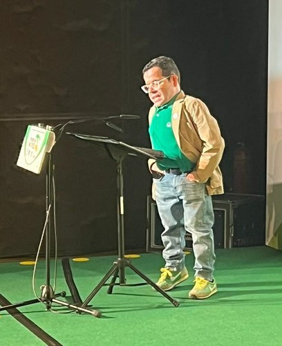 Momento de la intervención de Jesús Martín