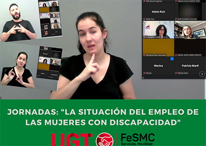 Cartel de la Jornada celebrada por UGT