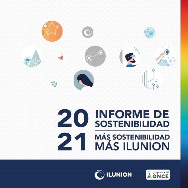 Portada del Informe de Sostenibilidad de Ilunion