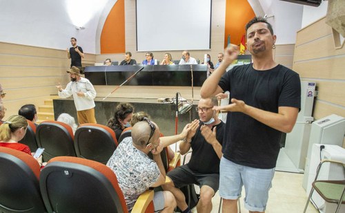 Momento del acto de inauguración del encuentro en el Complejo San Francisco