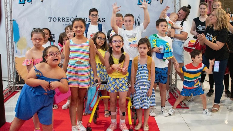 Todas y todos los modelos infantiles de la micropasarela inclusiva de Almería