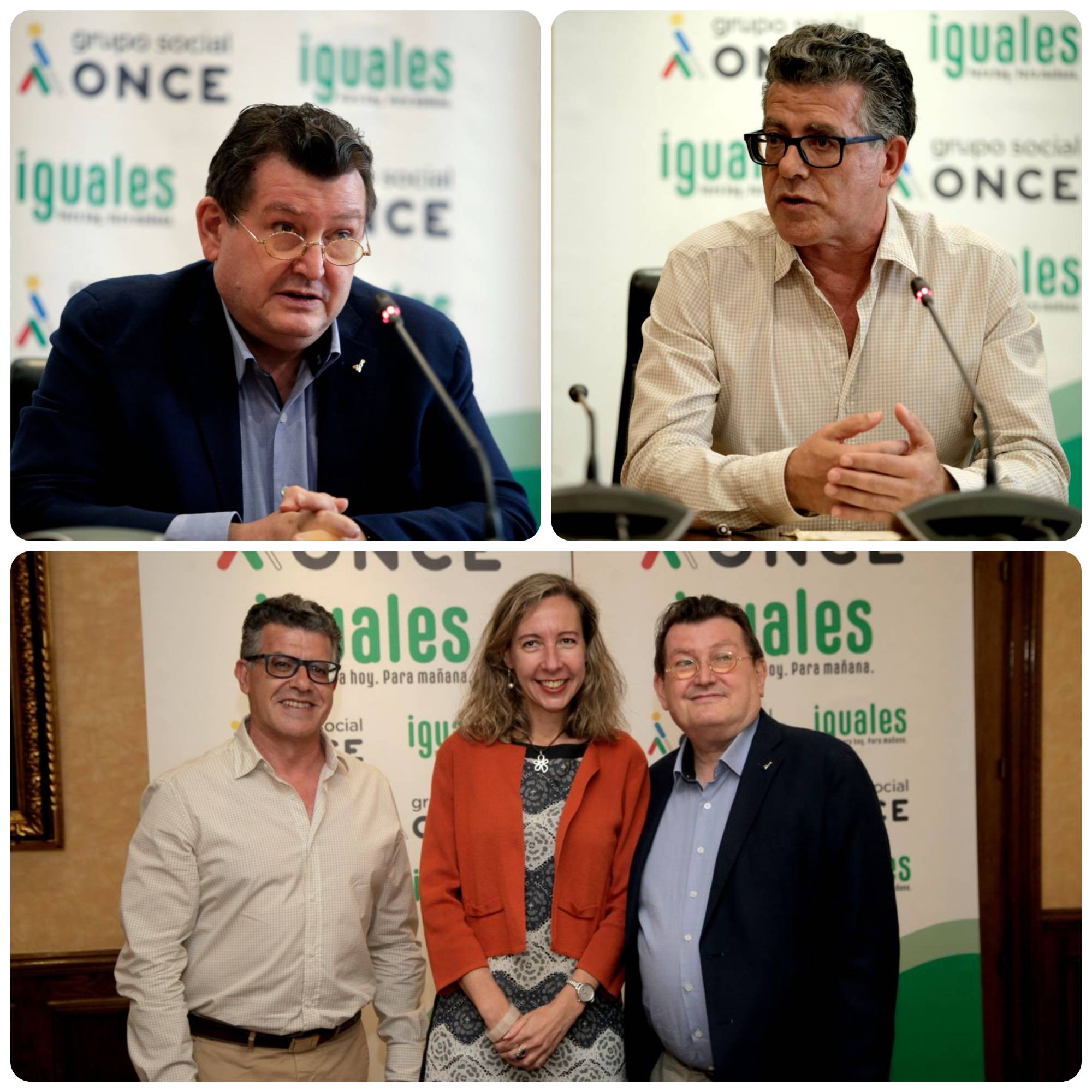 Ángel Sánchez, Diego Sayago y Patricia Sanz