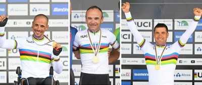 Garrote, Ten y Santas con sus medallas de oro