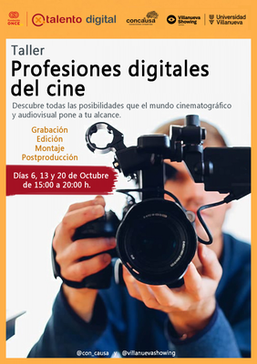 Cartel del taller de cine