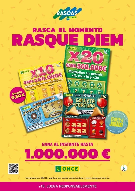 Cartel con la gráfica de la campaña 'Rasque Diem'