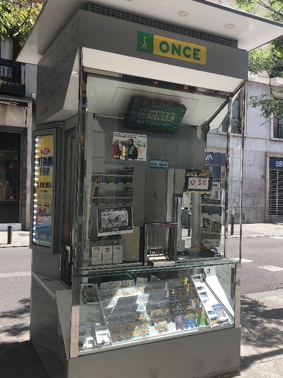 kiosco de la ONCE
