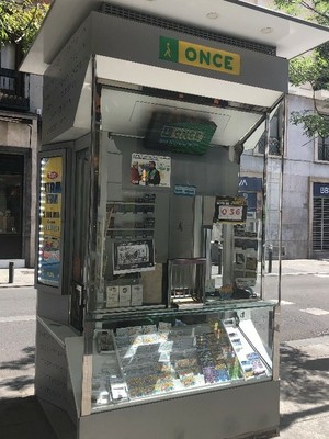 kiosco de la ONCE