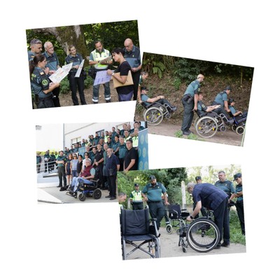 Collage con varios momentos de la formación