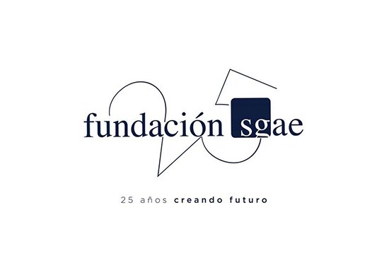Logo 25 años de la Fundación SGAE