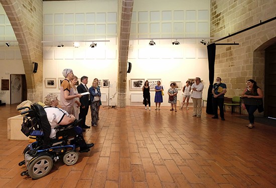 Acto inaugural de la exposición