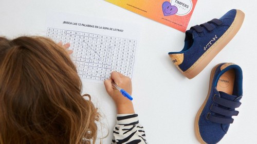 Imagen de uno de los modelos infantiles de zapatillas Timpers