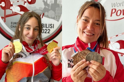 Lioda, a la izquierda, y Montse, a la derecha