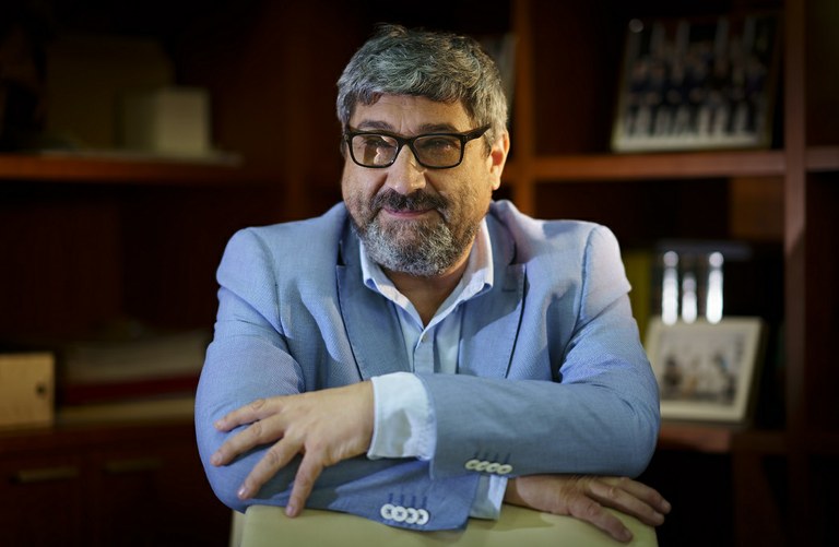 José Luis Pinto en su despacho