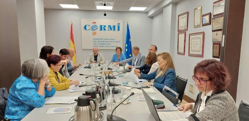Momento de la reunión del jurado de los Premios Cermi.es