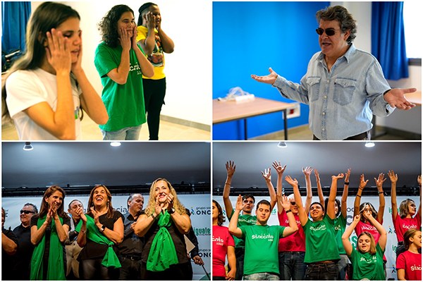 Collage con varios momentos del fin de semana