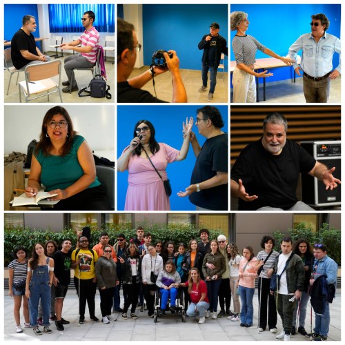 Collage con varios momentos de la formación
