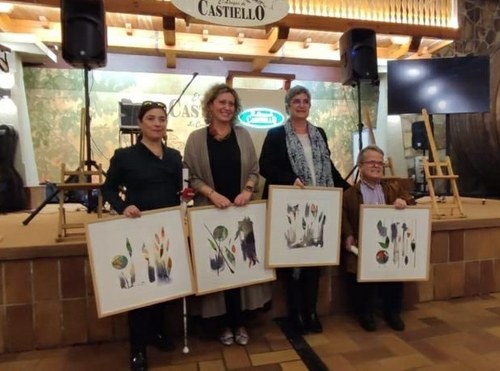 Momento de la entrega de premios
