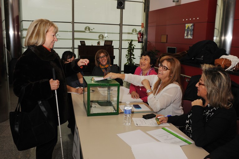 Mesa electoral conformada en la DT de Madrid en 2018