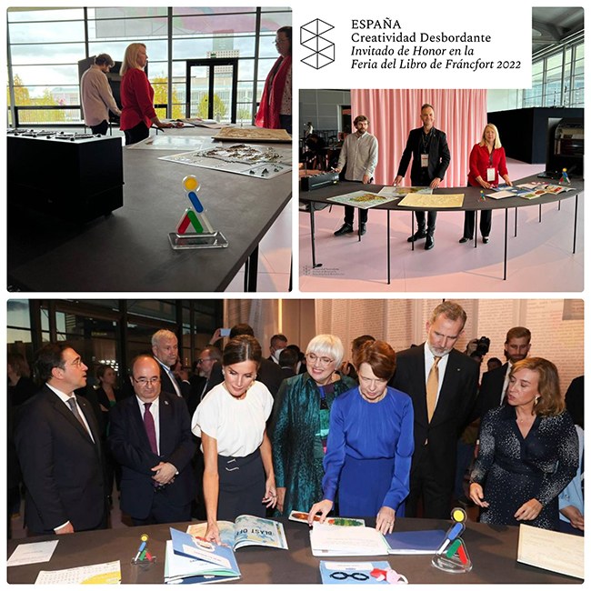 Collage expositor SBO y visita Reyes