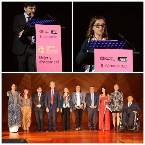Parlamentos en la inauguración de la Bienal