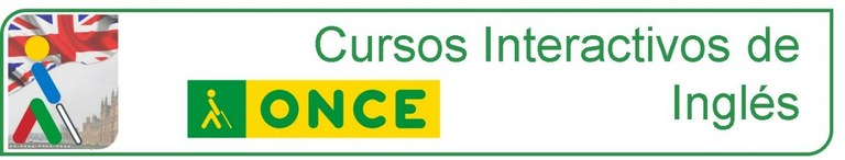 Banner del curso de inglés ONCE