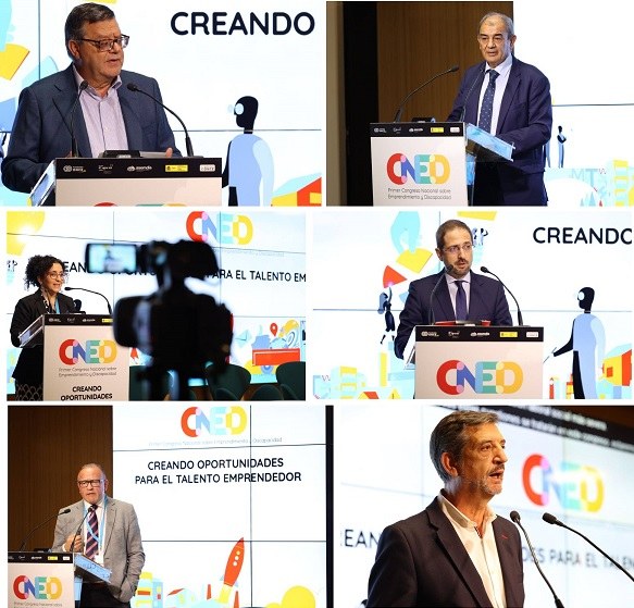 De izda a derecha y de arriba a abajo: Martínez Donoso, Pedreño, Lidia Parra, Llamas, Gutiérrez y Alonso