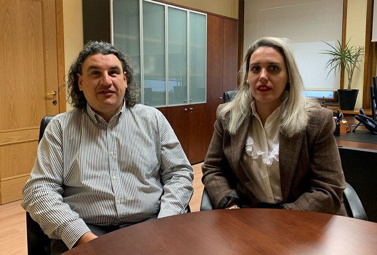 Luis Palomares y Carmen Millán.