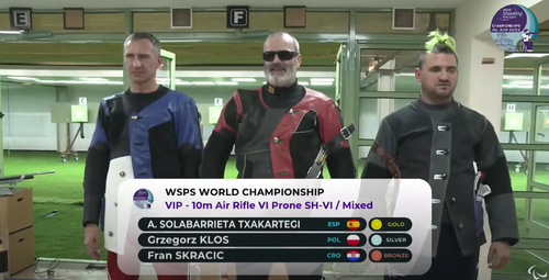 Podium final del campeonato con Solabarrieta en el primer cajón