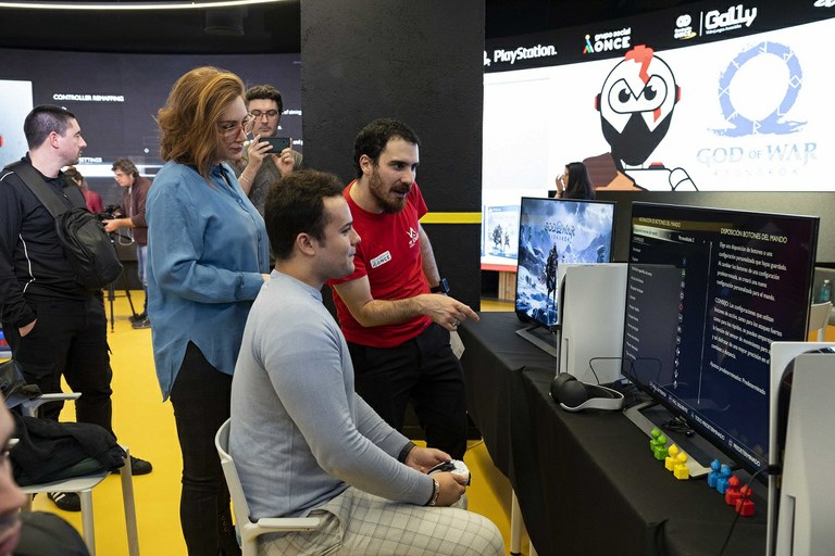 Demostración del juego en el acto de presentación