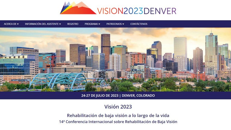 Portada de la web de Vision 2023