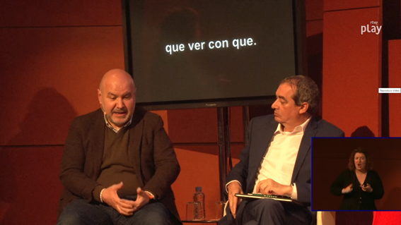 Intervención de Luis Cayo durante la jornada