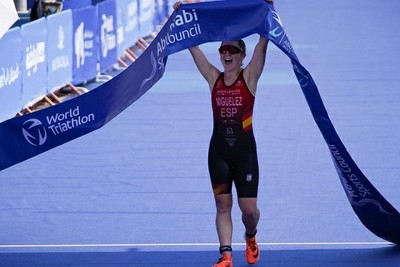 Andrea Miguélez celebra su triunfo