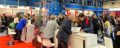 Panorámica del stand del Grupo Social ONCE