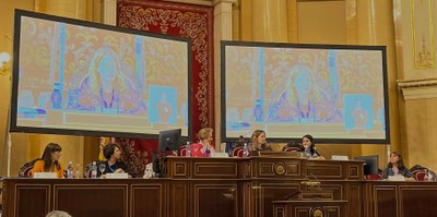 Isabel Caballero durante su intervención
