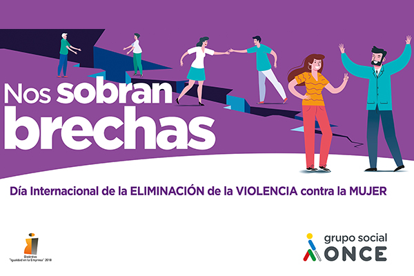 Portada del acto del 25N