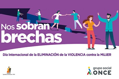 Portada del acto del 25N