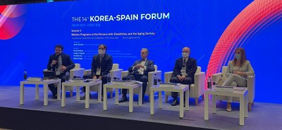Partipación de los representantes del Grupo Social ONCE en Corea