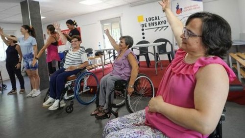 Mujeres en silla de ruedas