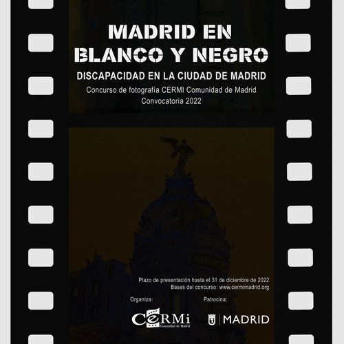 Cartel Concurso de fotografía CERMI Madrid